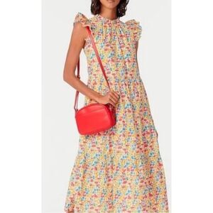 J. Crew x Liberty Fabric Tiered Midi Dress Sz. XS